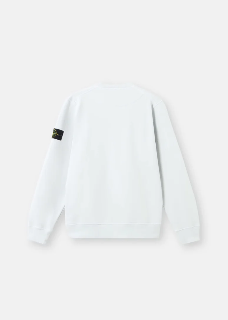 PULL BLEU CIEL COTON STONE