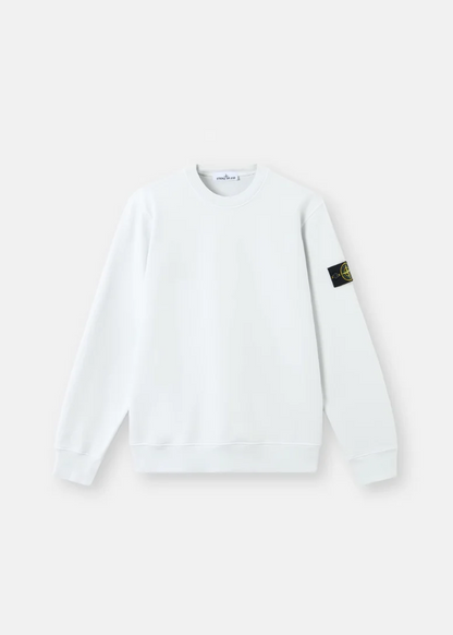 PULL BLEU CIEL COTON STONE